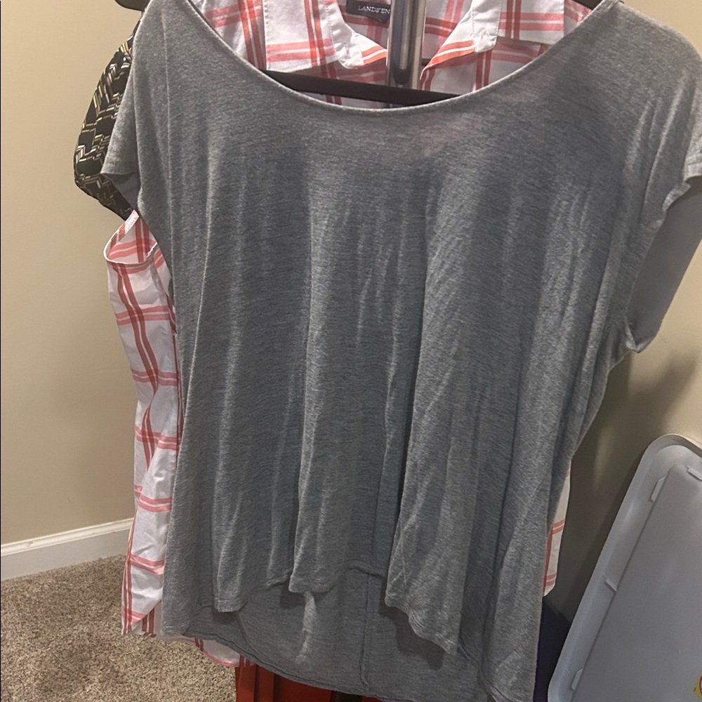 Massimo Gray Short Sleeve Top